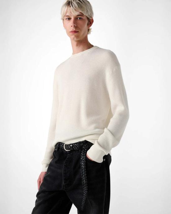  스튜디오 니콜슨 스웨터 PORTLAND SNM 1460 CREAM - STUDIO NICHOLSON