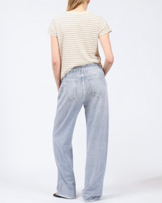  랙앤본 스트레이트 팬츠 Rag & Bone Miramar Terry Drawstring Wide Leg Pants Brighton - RAG & BONE