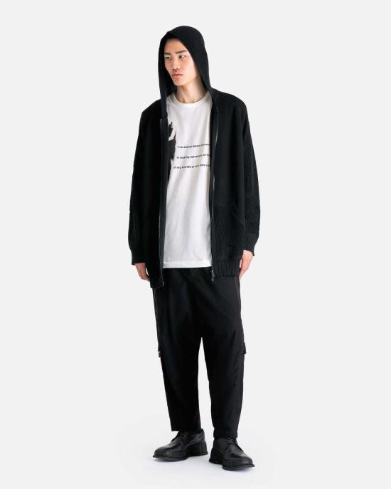  요지 야마모토 긴팔 티셔츠 뿌르 옴므 Pt 긴팔 탑 오프화이트 - YOHJI YAMAMOTO