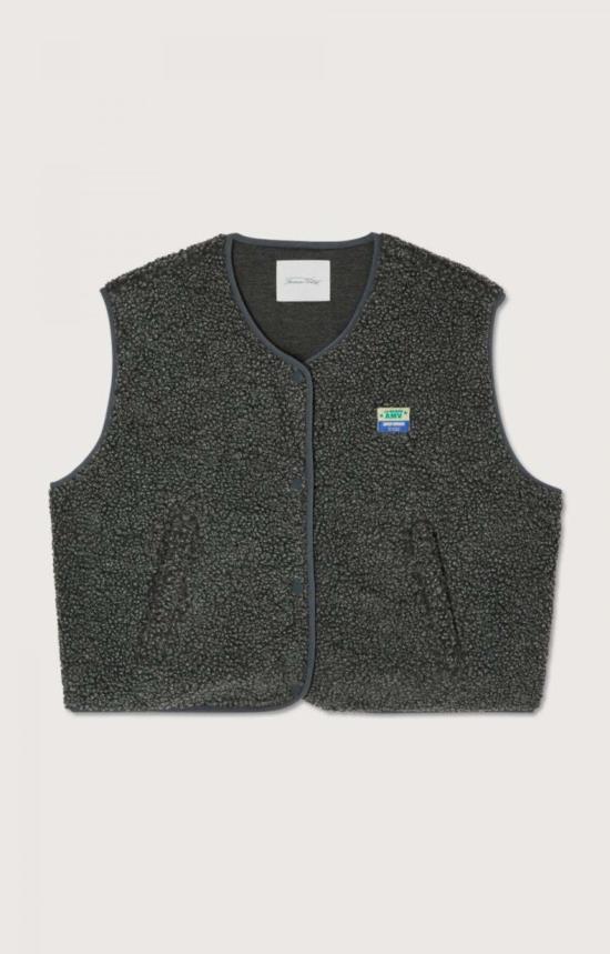  아메리칸 빈티지 베스트 혹타운  앤트러사이트 그레이