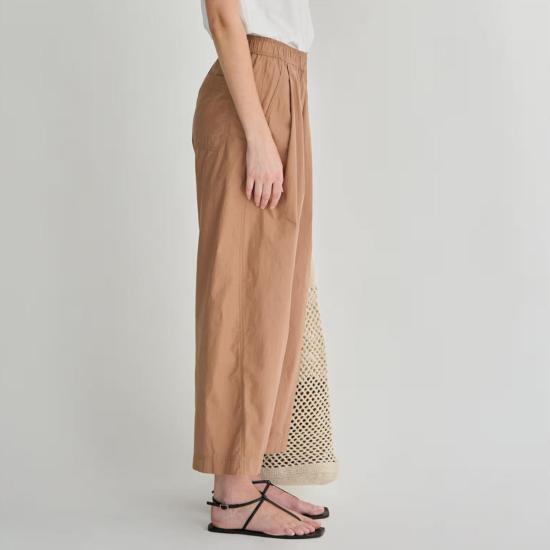  어피스 어파트 스트레이트 팬츠 Apiece Apart Spa Pleat Pant Deep Khaki - APIECE APART