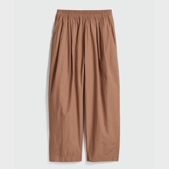  어피스 어파트 스트레이트 팬츠 Apiece Apart Spa Pleat Pant Deep Khaki - APIECE APART