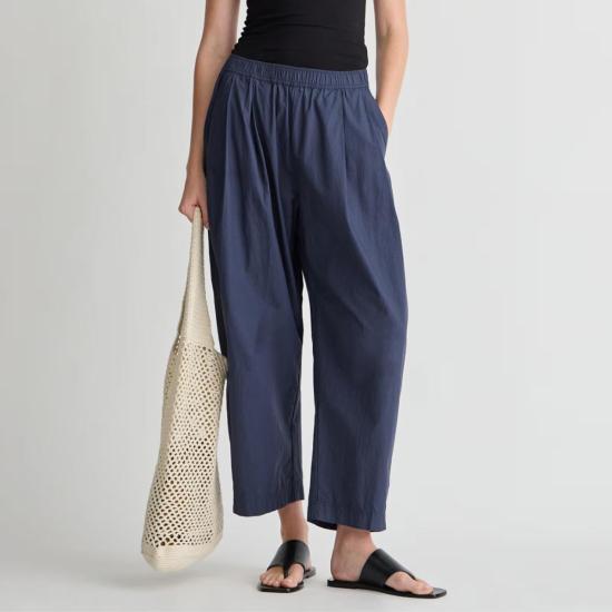  어피스 어파트 스트레이트 팬츠 Apiece Apart Spa Pleat Pant Deep Khaki - APIECE APART