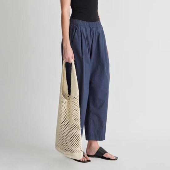  어피스 어파트 스트레이트 팬츠 Apiece Apart Spa Pleat Pant Deep Khaki - APIECE APART