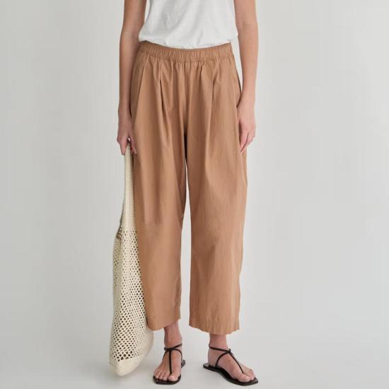  어피스 어파트 스트레이트 팬츠 Apiece Apart Spa Pleat Pant Deep Khaki