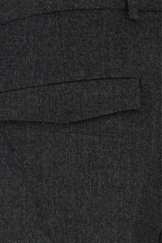  구찌 수트 팬츠 멜란지 그래파이트 울 팬츠 그레이블랙 - GUCCI