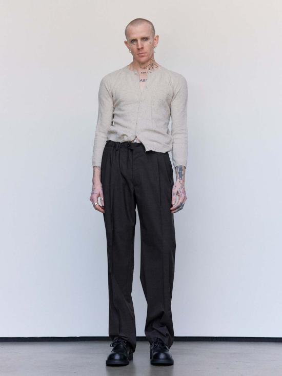  MM6 메종마르지엘라 가디건 Mm6 메종 마르지엘라 텍스처드 니트 - MM6 MAISON MARGIELA