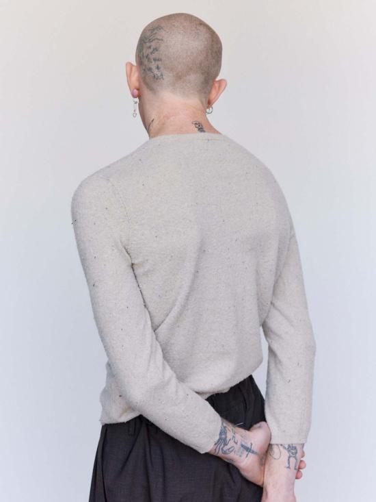 MM6 메종마르지엘라 가디건 Mm6 메종 마르지엘라 텍스처드 니트 - MM6 MAISON MARGIELA