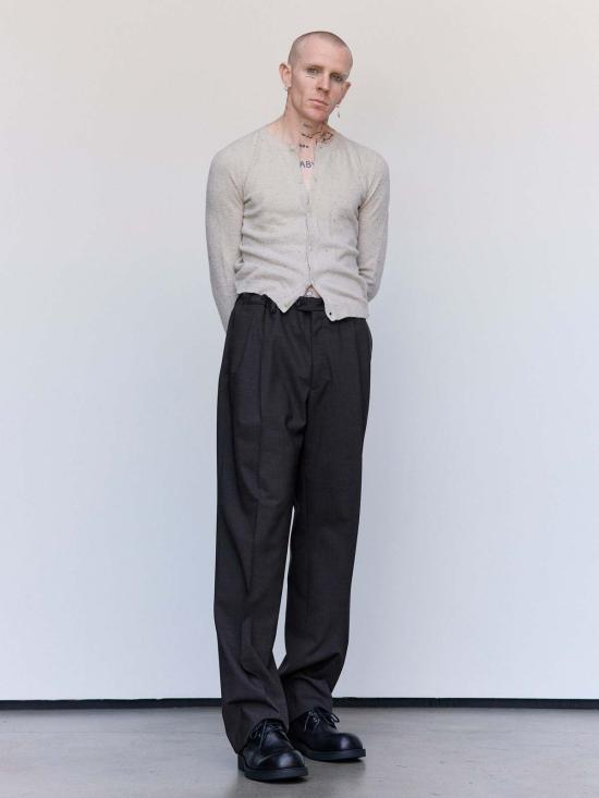  MM6 메종마르지엘라 가디건 Mm6 메종 마르지엘라 텍스처드 니트 - MM6 MAISON MARGIELA