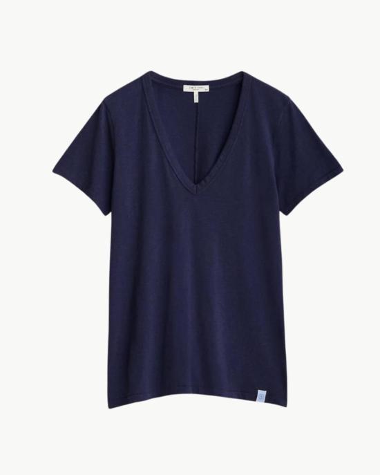  랙앤본 반팔 티셔츠 Rag & Bone The Slub Vee 티셔츠 살루트