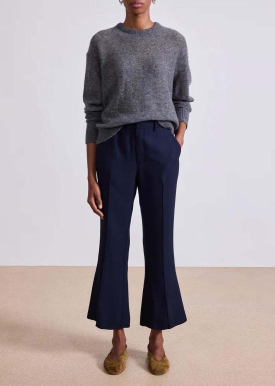 어피스 어파트 스트레이트 팬츠 Apiece Apart Rene Trouser Midnight - APIECE APART