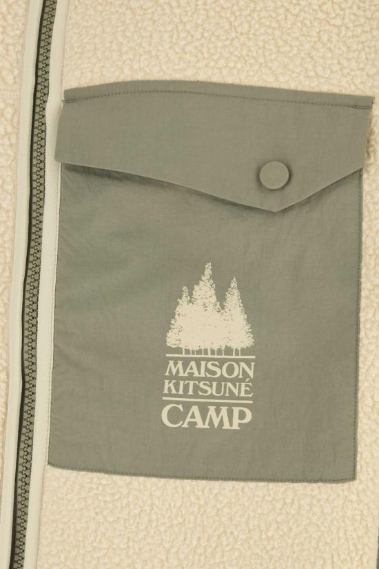  메종키츠네 자켓 Maison Kitsuné 아이보리 파일 재킷 에크루 - MAISON KITSUNE