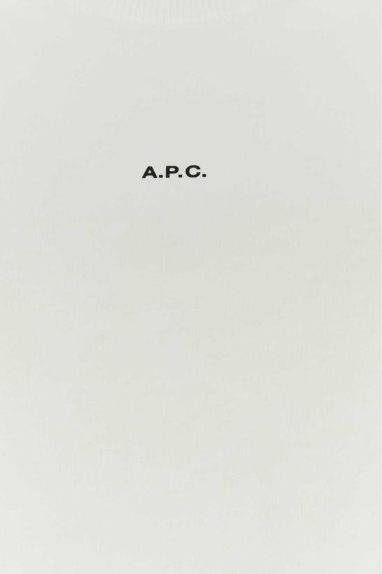  아페쎄 반팔 티셔츠 A.P.C. 화이트 유기농 면 티셔츠 - A.P.C.