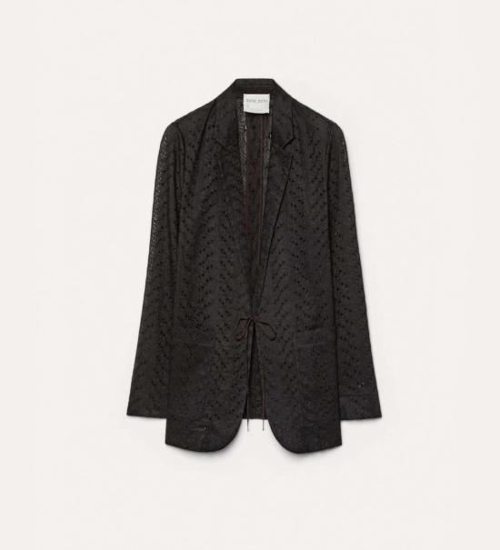  포르테포르테 자켓 Forte Forte 14877 My Jacket Muslin With Broderie Anglaise 자수 재킷 - FORTE FORTE