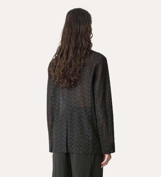  포르테포르테 자켓 Forte Forte 14877 My Jacket Muslin With Broderie Anglaise 자수 재킷 - FORTE FORTE