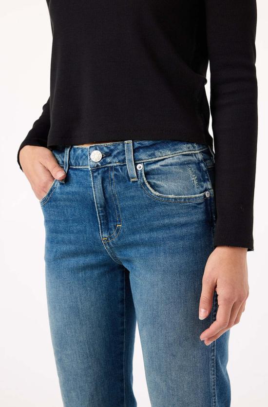  아모 데님 데님 팬츠 칼라 크롭 부츠 디어리스트 - AMO DENIM