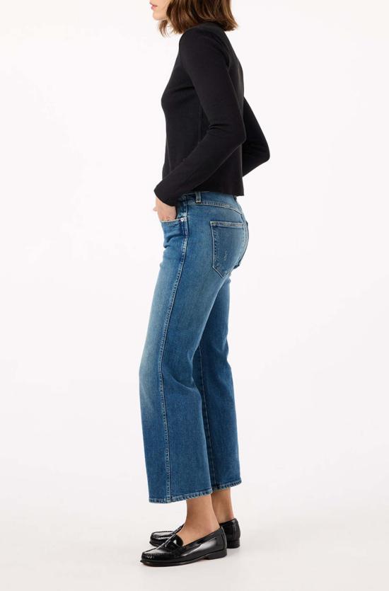  아모 데님 데님 팬츠 칼라 크롭 부츠 디어리스트 - AMO DENIM