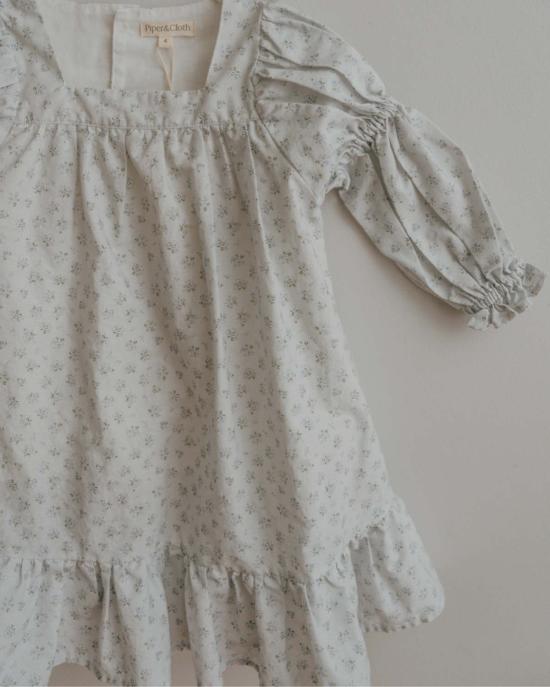  [키즈] 파이퍼 앤 클로스 원피스 키즈 Piper&Cloth 피오나 드레스 Fleur De Brume - PIPER&CLOTH