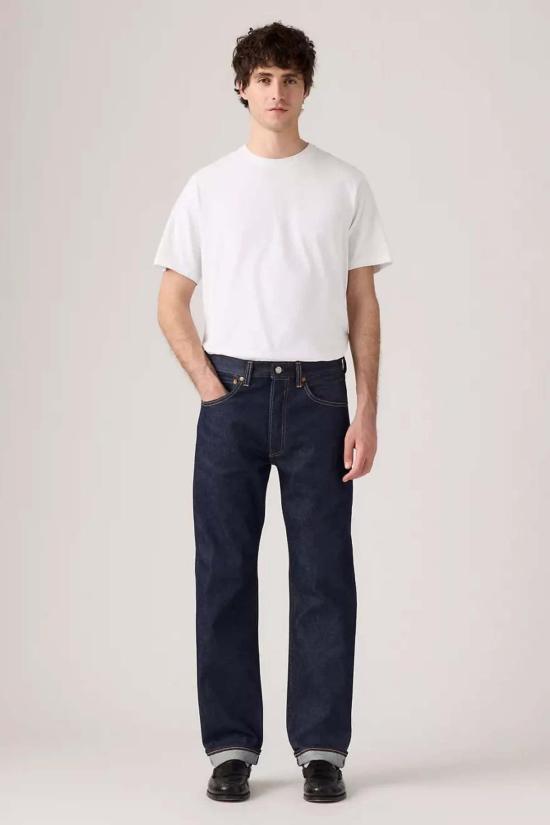  리바이스 데님 팬츠 501 오리지널 진 허드슨 셀비지 리지드 - LEVI'S