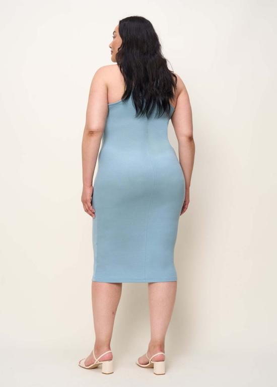  더 스탠다드 스티치 미디 원피스 스탠다드 스티치 레이서백 미디 드레스 스카이 블루 - THE STANDARD STITCH