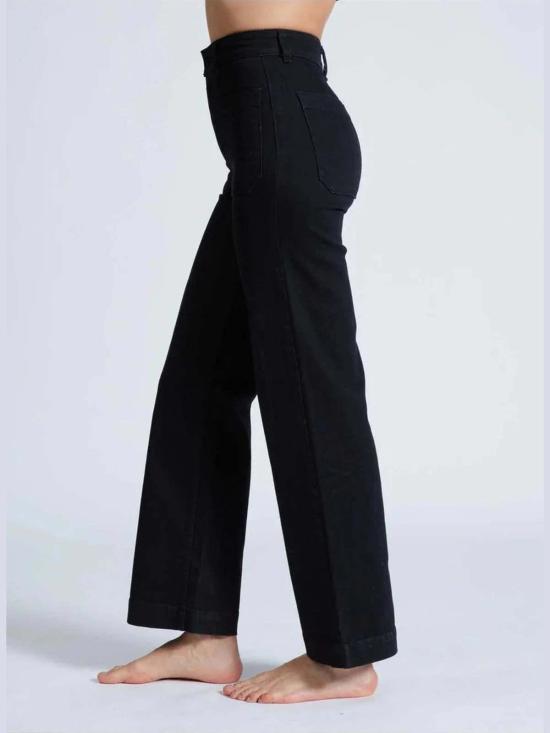  ASKK 뉴욕 데님 팬츠 Askk Ny 세일러 팬츠 블랙 레진 - ASKK NY