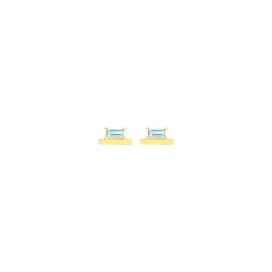  시에라 윈터 주얼리 이어링 섀도우  블루 토파즈 - SIERRA WINTER JEWELRY
