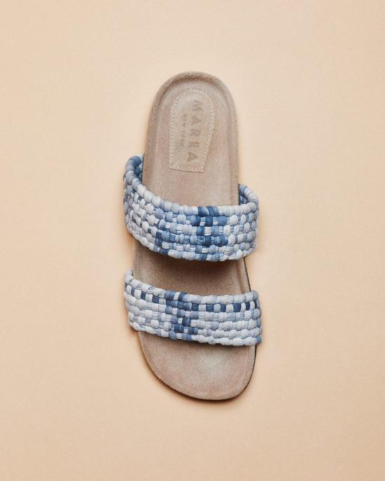  Marea New York 뮬/슬리퍼 더블 반다 슬라이드 인디고 - OTHER BRANDS