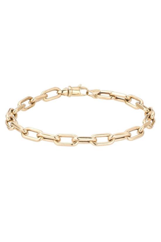  아디나 레이터 팔찌 5.3mm 이탈리아 체인 링크 브레이슬릿 14K 옐로우 골드