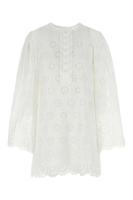 끌로에 숏 원피스 Chloé Broderie Anglaise 미니 드레스 Iconicmilk