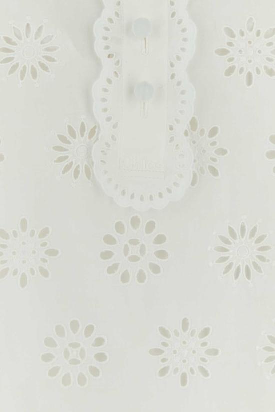  끌로에 숏 원피스 Chloé Broderie Anglaise 미니 드레스 Iconicmilk - CHLOE