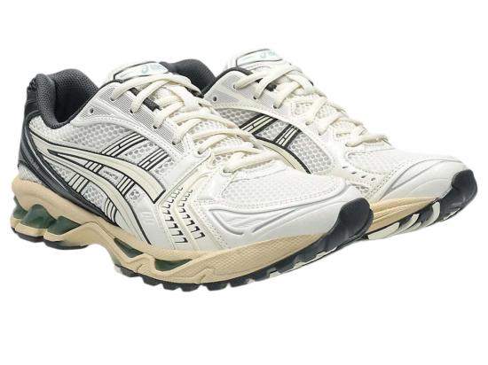 26SS 아식스 스니커즈 젤 카야노 14  크림/옵시디언 그레이 - ASICS