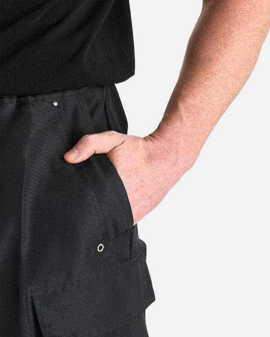  릭 오웬스 스트레이트 팬츠 카고벨라스  블랙 - RICK OWENS