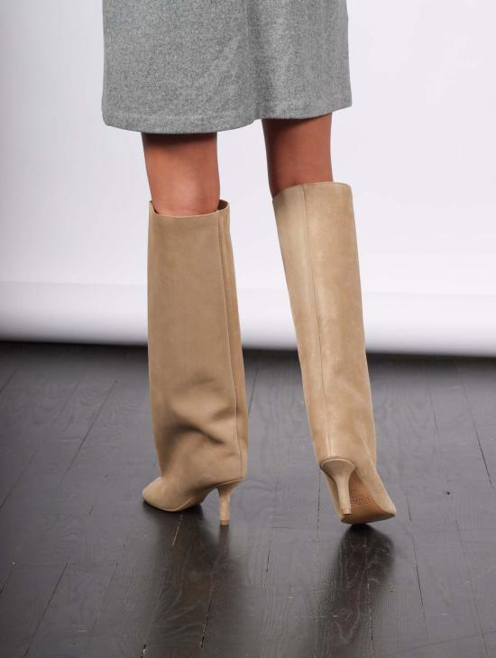  마르지엘라 부츠 메종  아나토믹 슬립온 스웨이드  인센스 - MAISON MARGIELA