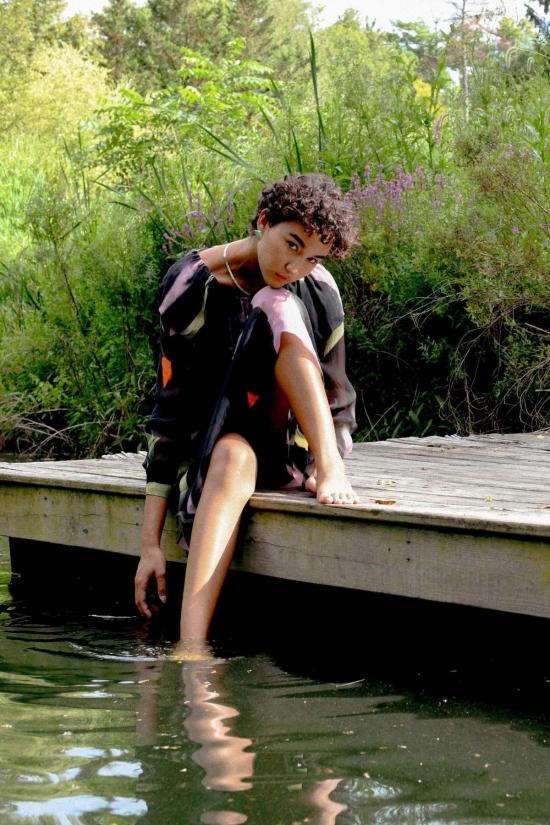  언타이틀드 인 모션 블라우스 제목 없음 움직임 페레니아 탑 섀도우 아이리스 - UNTITLED IN MOTION