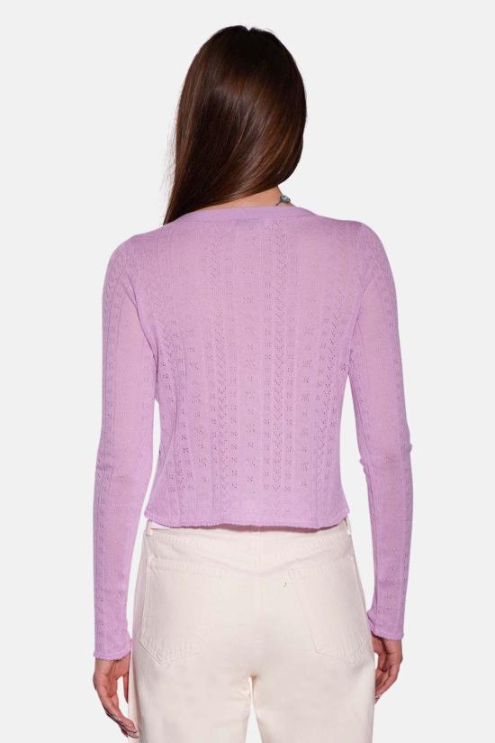  더 타일 클럽 가디건 W25 010 PURPLE - THE TILE CLUB