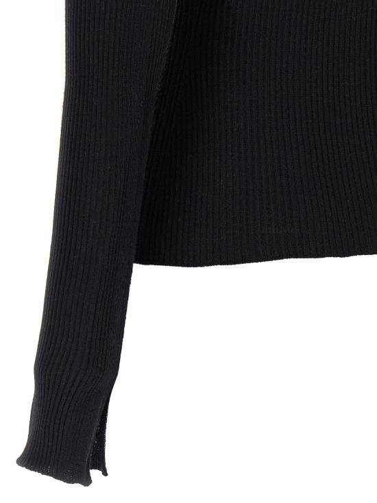  랑방 스웨터 캐시미어  블랙 - LANVIN