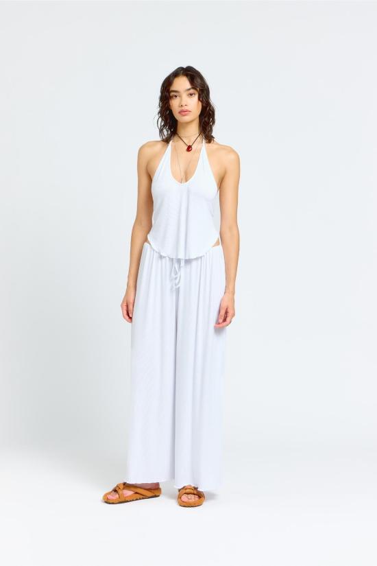  sâb studio 블라우스 Sâb Studio Isla 홀터탑 브라이트 화이트 - OTHER BRANDS
