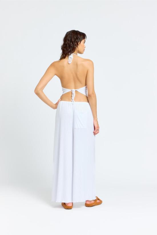  sâb studio 블라우스 Sâb Studio Isla 홀터탑 브라이트 화이트 - OTHER BRANDS