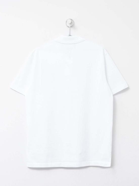  메종키츠네 폴로 티셔츠 MM00207KJ7010 WHITE - MAISON KITSUNE