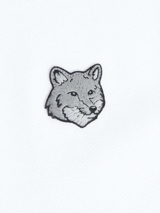  메종키츠네 폴로 티셔츠 MM00207KJ7010 WHITE - MAISON KITSUNE
