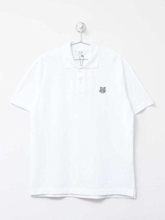  메종키츠네 폴로 티셔츠 MM00207KJ7010 WHITE