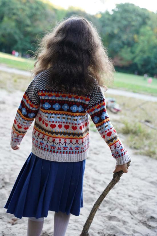  지지 니트웨어 가디건 Gi Gi 니트웨어 비 가든 카디건 미니 - GIGI KNITWEAR