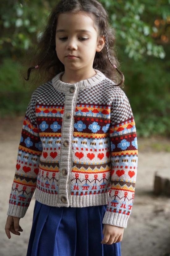  지지 니트웨어 가디건 Gi Gi 니트웨어 비 가든 카디건 미니 - GIGI KNITWEAR