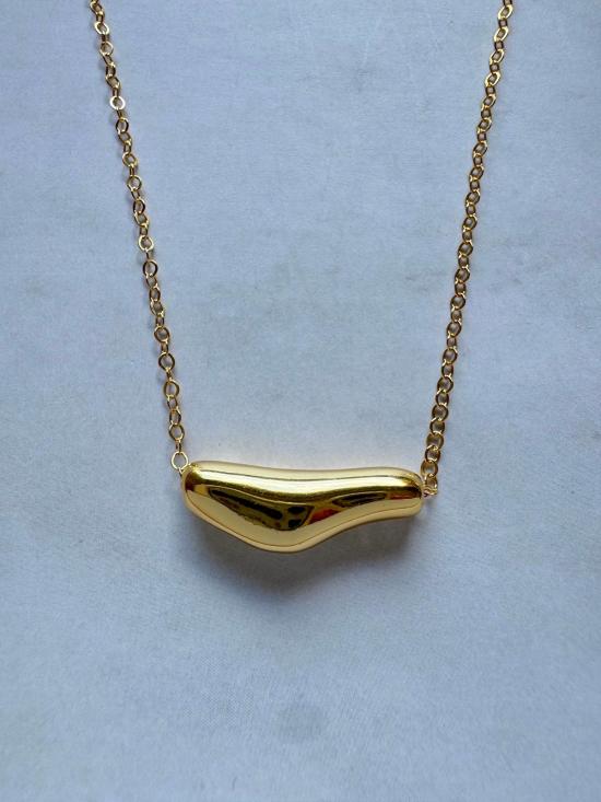  Jessica Matrasko Jewelry 목걸이/팬던트 제시카 마트라스코 주얼리 헤이즐 골드 드립 네크리스 - OTHER BRANDS