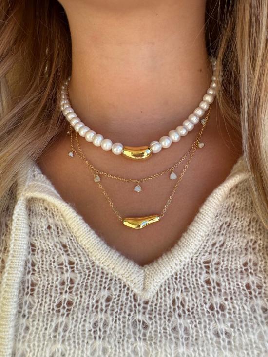  Jessica Matrasko Jewelry 목걸이/팬던트 제시카 마트라스코 주얼리 헤이즐 골드 드립 네크리스 - OTHER BRANDS
