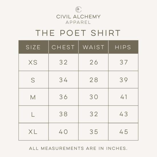  시빌 알케미 블라우스 문명 연금술 시인 셔츠 - CIVIL ALCHEMY