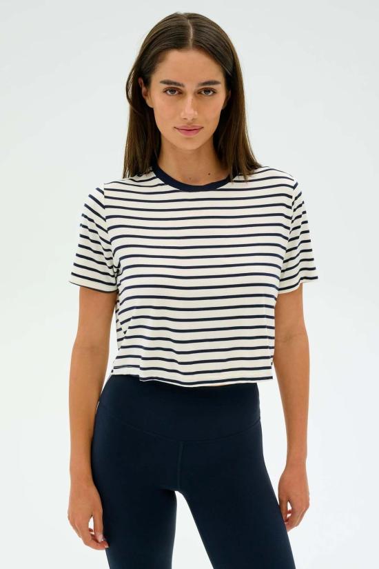  스플리츠 59 트레이닝/조거 팬츠 Splits 59 Djuna Crop Ringer Tee