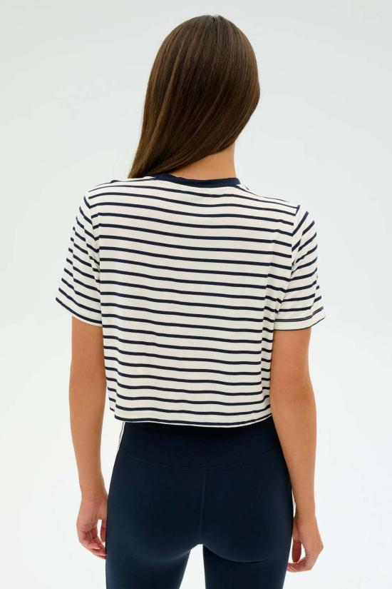  스플리츠 59 트레이닝/조거 팬츠 Splits 59 Djuna Crop Ringer Tee - SPLITS 59