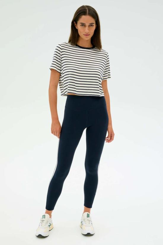 스플리츠 59 트레이닝/조거 팬츠 Splits 59 Djuna Crop Ringer Tee - SPLITS 59