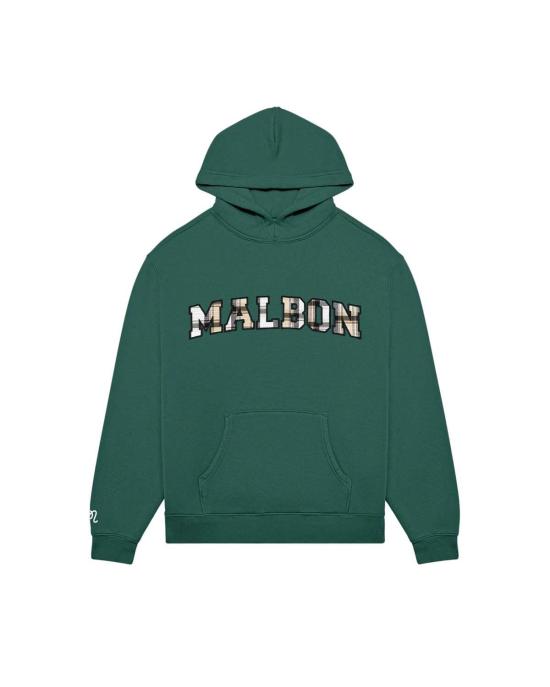  말본 후드 티셔츠 Malbon Golf Fesque 프레스턴 후디 그린